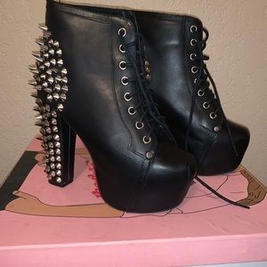 Jeffrey Campbell Leather Spike Lita